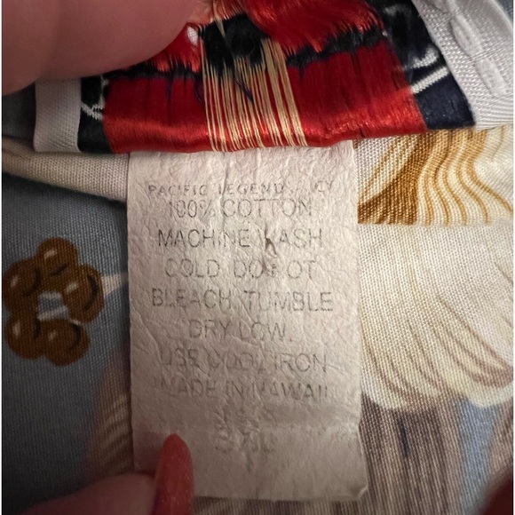 Pacific Legend Apparel Men’s Hawaiian button down shirt Size 3XL hibiscus - Picture 8 of 8